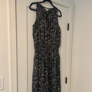 Black & white maxi dress (L)